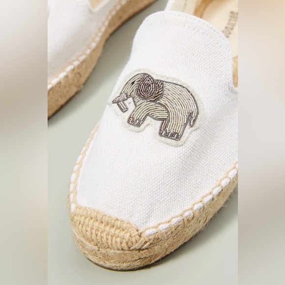 Soludos Elephant Smoking Slipper Espadrilles Anthropologie Size 7 - Picture 3 of 11
